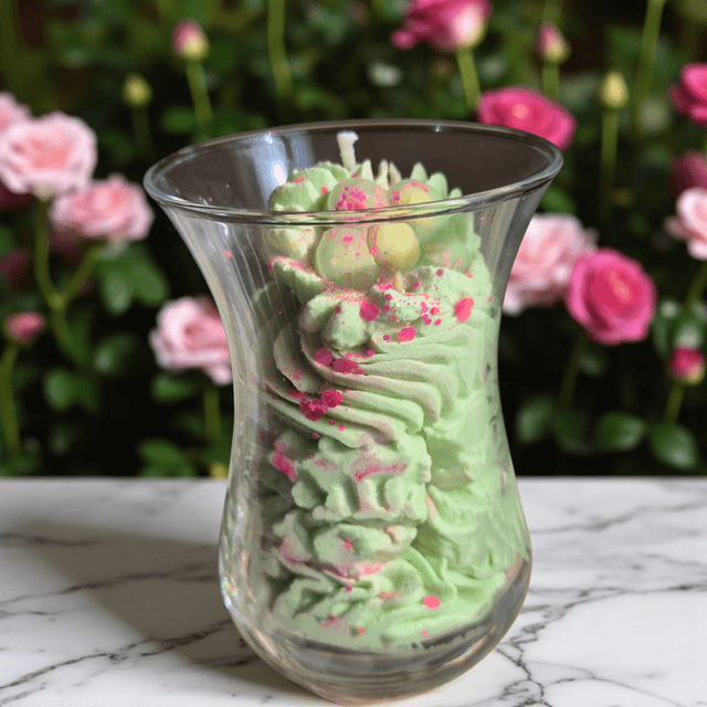 Rhubarbe d'enfance (chantilly)